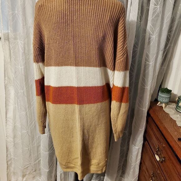 Sweet n Sinful colorblock cardigan sz lg - Picture 3 of 6